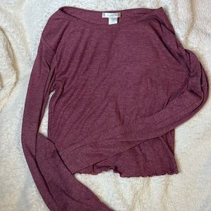 Maroon long sleeve